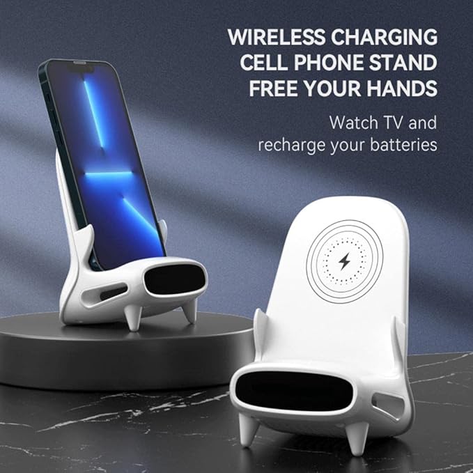 Draagbare Mini Stoel Draadloze Oplader voor Alle Telefoons