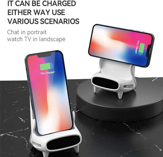 Draagbare Mini Stoel Draadloze Oplader voor Alle Telefoons