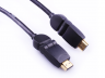 Luxe HDMI kabel 2.5 meter met roterende kop afbeelding 2